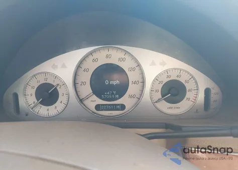 2007 Mercedes-Benz E 350 from USA, damaged, VIN WDBUF56X47B138865